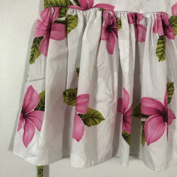 Pacific Legend Floral Pink and Green Hawaiian Sundress. Girl 6 Month - Picture 3 of 11